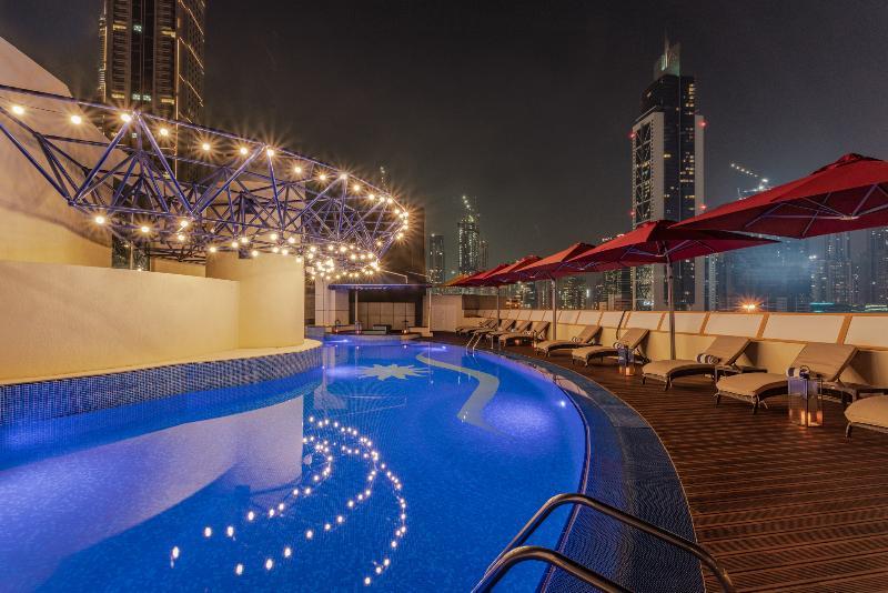Leva Hotel And Suites Opposite Downtown Dubaj Kültér fotó