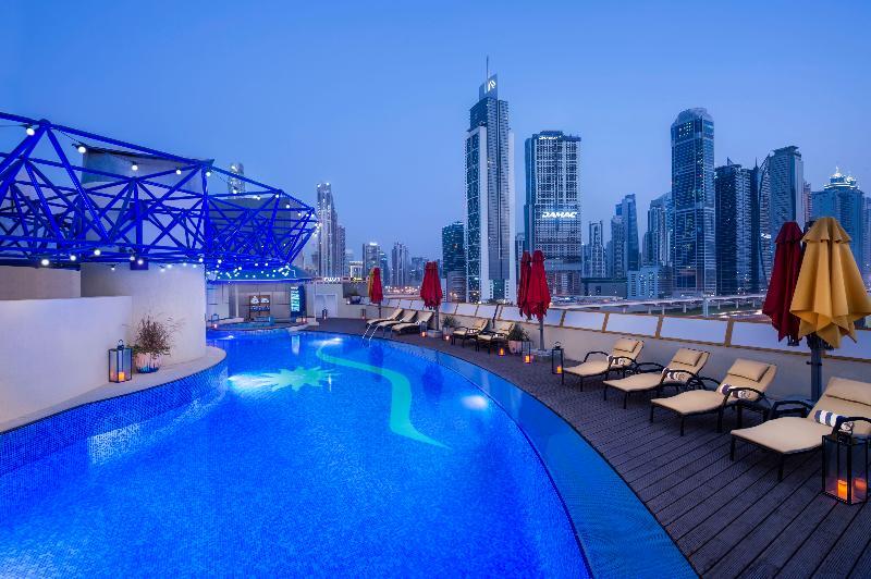 Leva Hotel And Suites Opposite Downtown Dubaj Kültér fotó